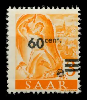 SAARLAND 1947 Nr 227ZII postfrisch 6D1436