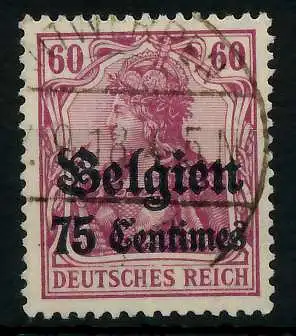 BES 1WK LP BELGIEN Nr 6 gestempelt 77B182