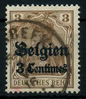 BES 1WK LP BELGIEN Nr 1 gestempelt 77B1DA