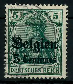 BES 1WK LP BELGIEN Nr 2 gestempelt 77B1F2