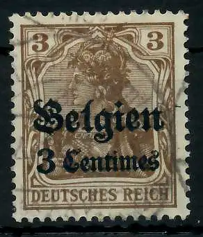 BES 1WK LP BELGIEN Nr 1 gestempelt 77B20E