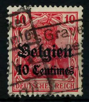 BES 1WK LP BELGIEN Nr 3 gestempelt 77B23E