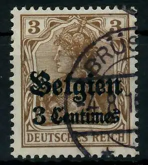 BES 1WK LP BELGIEN Nr 1 gestempelt 77B242
