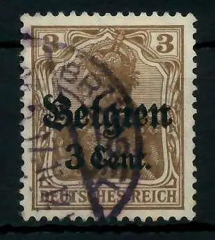 BES 1WK LP BELGIEN Nr 1 gestempelt 77B262
