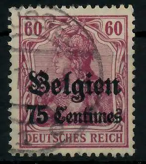 BES 1WK LP BELGIEN Nr 6 gestempelt 77B276