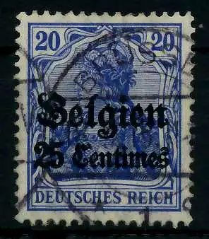 BES 1WK LP BELGIEN Nr 4I gestempelt 77B27A