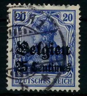 BES 1WK LP BELGIEN Nr 4I gestempelt 77B282