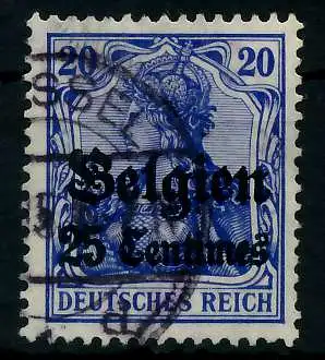BES 1WK LP BELGIEN Nr 4I gestempelt 77B2A6
