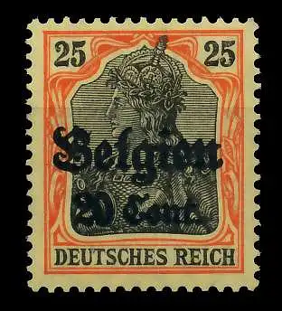 BES 1WK LP BELGIEN Nr 17 postfrisch 77B422