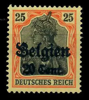 BES 1WK LP BELGIEN Nr 17 postfrisch 77B43A