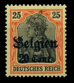 BES 1WK LP BELGIEN Nr 17 postfrisch 77B44E