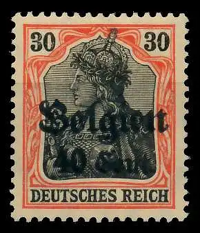 BES 1WK LP BELGIEN Nr 19 ungebraucht 77B46E