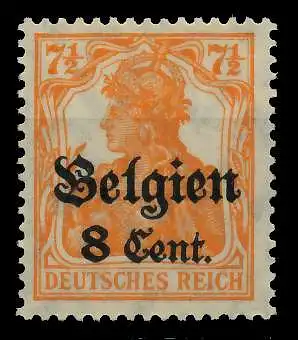 BES 1WK LP BELGIEN Nr 13aII postfrisch 77B562