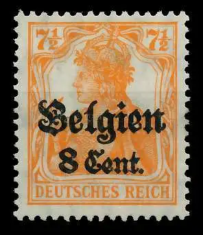 BES. 1WK LANDESPOST BELGIEN Nr 13aI postfrisch 77B566