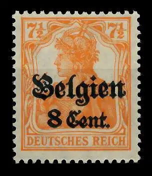 BES. 1WK LANDESPOST BELGIEN Nr 13aI postfrisch 77B58A