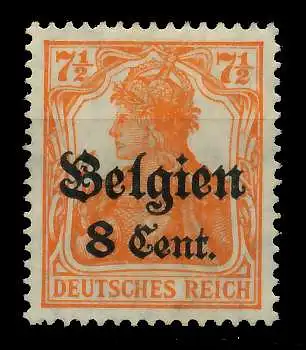 BES 1WK LP BELGIEN Nr 13aII ungebraucht 77B5CE