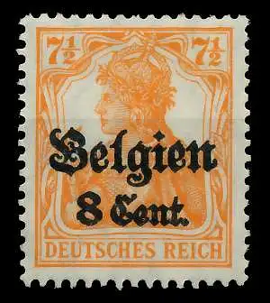 BES 1WK LP BELGIEN Nr 13aI ungebraucht 77B5D2