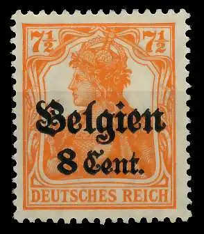 BES 1WK LP BELGIEN Nr 13aI ungebraucht 77B5D6