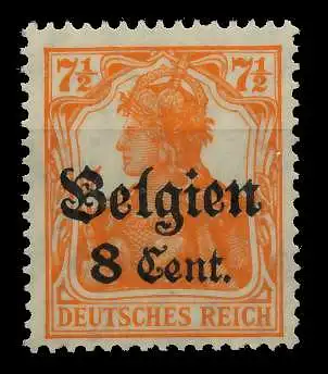 BES 1WK LP BELGIEN Nr 13aII ungebraucht 77B5E6