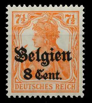 BES 1WK LP BELGIEN Nr 13bI ungebraucht 77B606