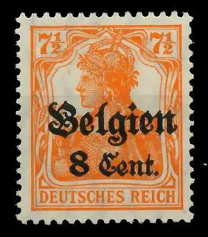 BES 1WK LP BELGIEN Nr 13bII postfrisch 77B616