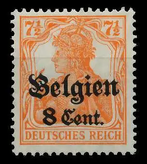 BES 1WK LP BELGIEN Nr 13bI ungebraucht 77B62A