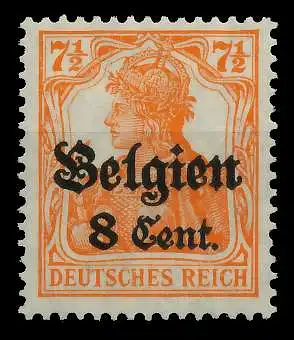 BES 1WK LP BELGIEN Nr 13bII postfrisch 77B62E