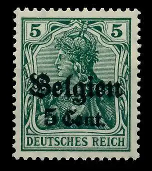 BES 1WK LP BELGIEN Nr 12Ia postfrisch 77B656