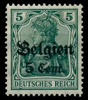 BES 1WK LP BELGIEN Nr 12II ungebraucht 77B676