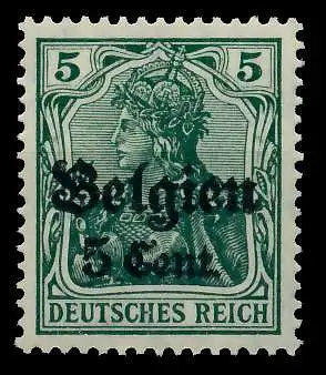 BES 1WK LP BELGIEN Nr 12Ia postfrisch 77B67A