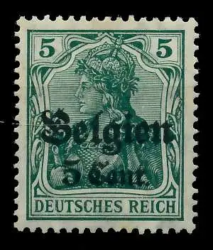 BES 1WK LP BELGIEN Nr 12Ib ungebraucht 77B6AA