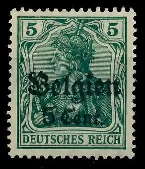 BES 1WK LP BELGIEN Nr 12Ib ungebraucht 77B6BA