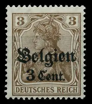 BES 1WK LP BELGIEN Nr 11aI postfrisch 77B6DE