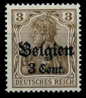 BES 1WK LP BELGIEN Nr 11aI postfrisch 77B6E6