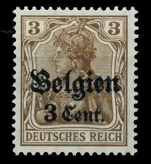 BES 1WK LP BELGIEN Nr 11aI postfrisch 77B6EE