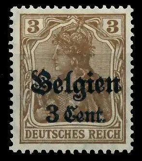 BES 1WK LP BELGIEN Nr 11b ungebraucht 77B71A