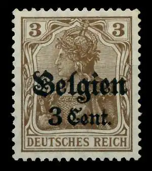 BES 1WK LP BELGIEN Nr 11b postfrisch 77B726