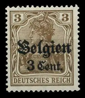 BES 1WK LP BELGIEN Nr 11b postfrisch 77B736