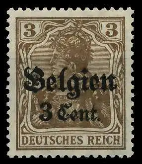 BES 1WK LP BELGIEN Nr 11b ungebraucht 77B73E