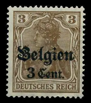BES 1WK LP BELGIEN Nr 11b postfrisch 77B746