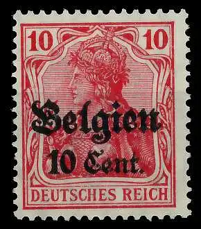 BES 1WK LP BELGIEN Nr 14a postfrisch 77B76A