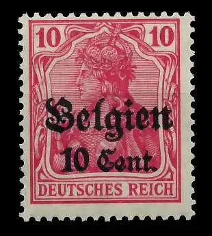 BES 1WK LP BELGIEN Nr 14b ungebraucht 77B78E