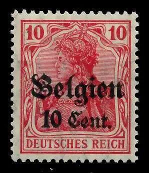 BES 1WK LP BELGIEN Nr 14a ungebraucht 77B79E