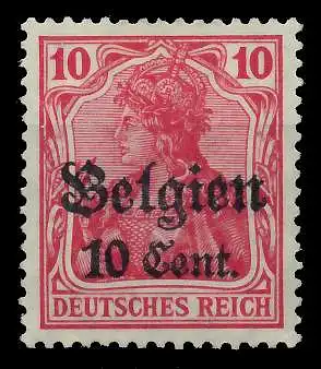 BES 1WK LP BELGIEN Nr 14b ungebraucht 77B7AE
