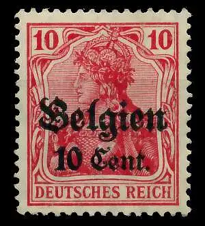 BES 1WK LP BELGIEN Nr 14a ungebraucht 77CF9A