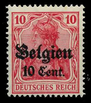 BES 1WK LP BELGIEN Nr 14a ungebraucht 77CFA2