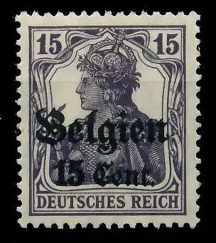 BES 1WK LP BELGIEN Nr 16bII postfrisch 77CFC6