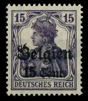 BES 1WK LP BELGIEN Nr 16bII postfrisch 77CFE6