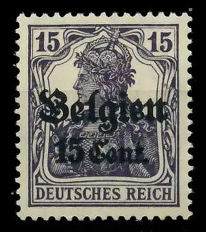 BES 1WK LP BELGIEN Nr 16bI postfrisch 77D04A
