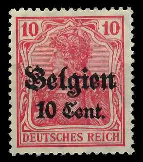 BES 1WK LP BELGIEN Nr 14cII ungebraucht 77D09A